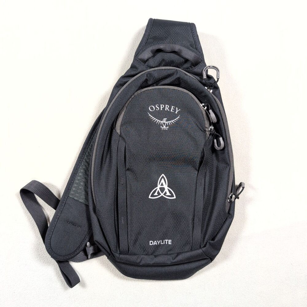 Osprey Daylite Sling Bag Black Crossbody Hiking Travel Pack Lightweight Backpack